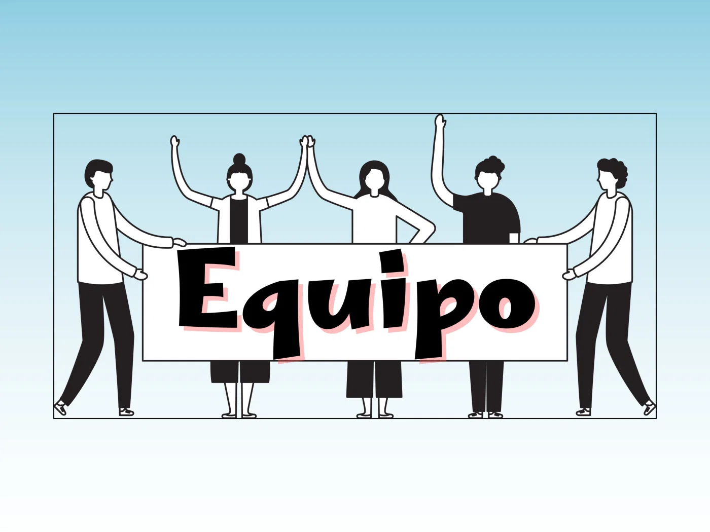 equipo de la empresa en el frente de extracción